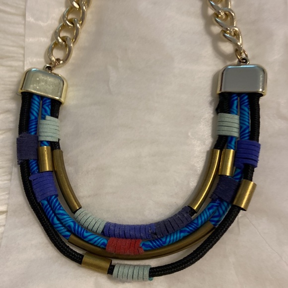 4 long neckless and 1 shirt brand new with two type of earrings all adjustable - Picture 8 of 9